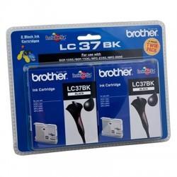 Brother LC37BK Black 2-pack Original Cartridge - DCP-110C / DCP-115C