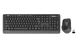 A4 Tech FG1035 Graue kabellose Tastatur & Maus-Set.