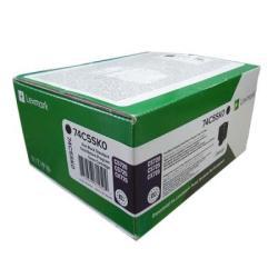 Lexmark 74C5SK0 Siyah Orjinal Toner Standart Kapas