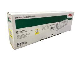 OKI 46443113 Gelber Originaltoner - C833 / C843
