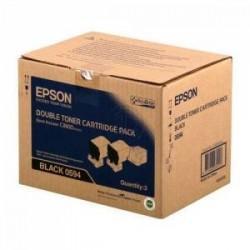 Epson C13S050594 2li Package Schwarzer Pakettoner - C