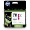 HP CZ135A (711) Magenta Original Cartridge 3-pack - DesignJet T120 (Ex)