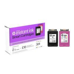 HP 708N3AE (304) Black+Color Dual Pack Original Starter Cartridge - DeskJet 2620 / 2621 (Ex)