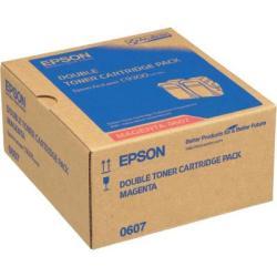 Epson C9300 S050607 Kırmızı Orjinal Toner İkili Pa