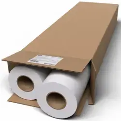 HP A6DE6A 2-Pack Glossy White Ink Printer Paper 36in x 150ft