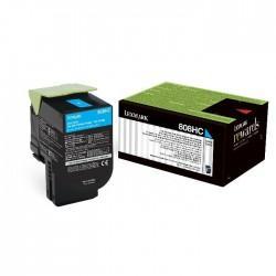 Lexmark 80C8HC0 (808HC) Mavi Orjinal Toner Yüksek