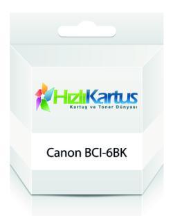 Canon BCI-6BK (4705A002) Siyah Muadil Kartuş