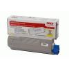OKI 43865721 Gelber Original-Toner - C5850 / C5950