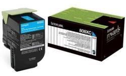 Lexmark 80C8XC0 (808XC) Mavi Orjinal Toner - CX510