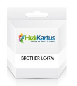 Brother LC47M Kırmızı Muadil Kartuş - DCP-110C  /
