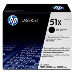 HP Q7551X (51X) Black Original Toner - LaserJet 3005 (B)