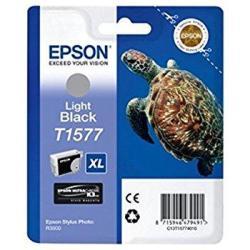 Epson C13T15774010 (T1577) Light Black Original Ink Cartridge - Stylus Photo R3000