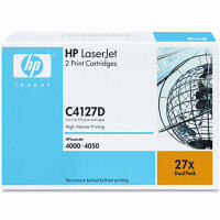 HP C4127D Siyah Orjinal Toner 2li Paket - LaserJet