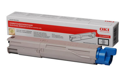 OKI 43459332 Black Original Toner - C3300 / C3400