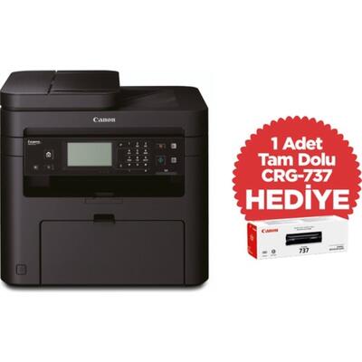 Canon MF237W (1418C113) Multifunction Laser Printer Copier + Scanner + Fax + Airprint with Wi-Fi + 1 Toner