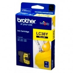 Brother LC38Y Yellow Original Cartridge - DCP-145C