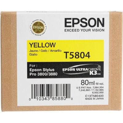 Epson C13T580400 (T5804) YellowART Kartusche — Sty