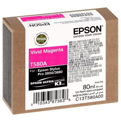 Epson C13T580A00 (T580A) Kırmızı (Vivid Magenta) O