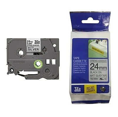 Brother Tze-SM951 Muadil Mat Gümüş Üzeri Siyah Lam