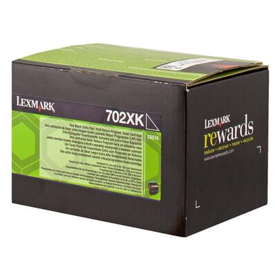 Lexmark 70C2XKE Siyah Orjinal Toner Yüksek Kapasit