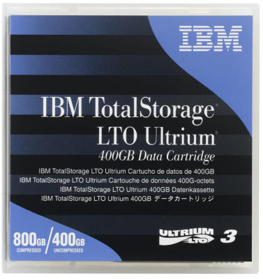 IBM 24R1922 LTO-3 Ultrium 3 400GB / 800GB Data Cartridge 680m, 12.65mm