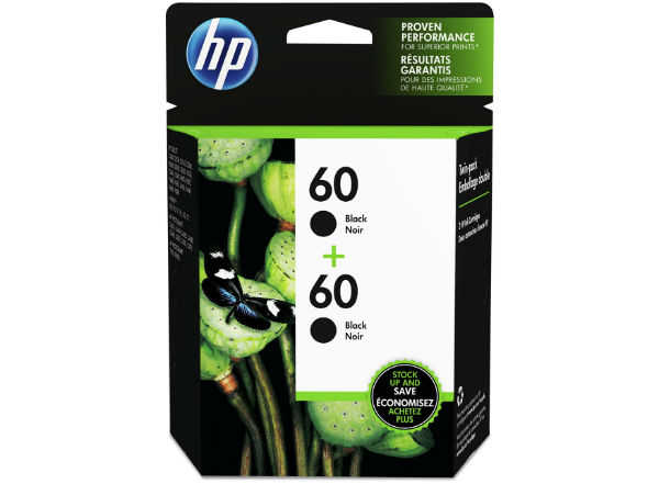 HP CZ071FN (60 + 60) Schwarz, Original, 2er-Pack Tintenpatronen.