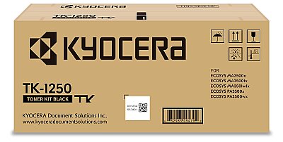 Kyocera TK-1250 Black Original Toner - MA3500x / PA3500x