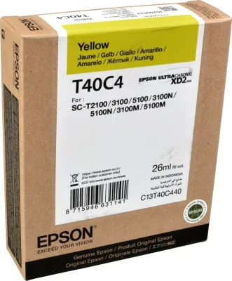 Epson C13T40C440 (T40C4) YellowART Kartusche — SC-