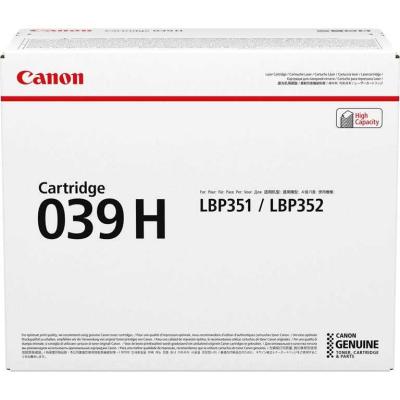 Canon CRG-039H BK (0288C001) Original Toner – Schwarz – für LBP352i / LBP351i (Beschädigte Verpackung)