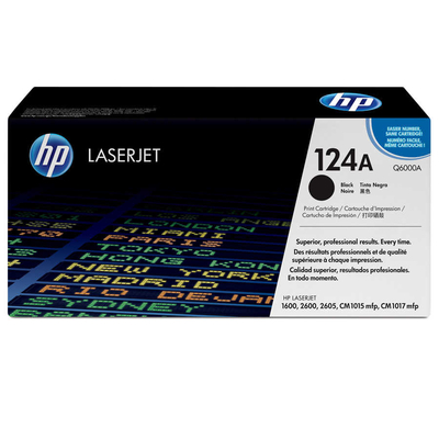 HP Q6000A (124A) Black Original Toner - Laserjet 1600 (U)