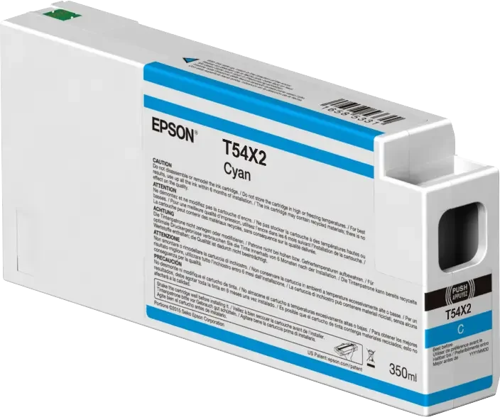 Epson C13T54X200 (T54X2) Cyan Original Cartridge - SC-P6000 STD