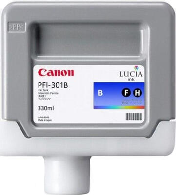 Canon PFI-301B (1494B001) Blue Original Cartridge 330 ml. - iPF8000 / iPF8100