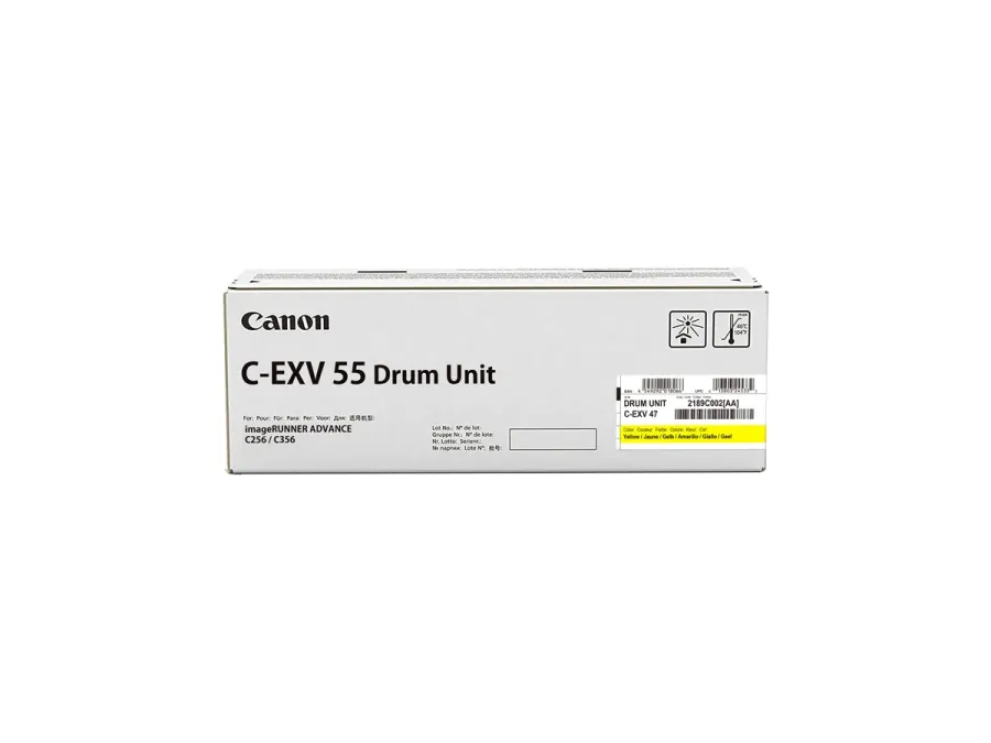 Canon C-EXV55 Y (2189C002) Gelbe Original-Trommel Einheit.