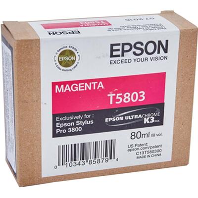 Epson C13T580300 (T5803) Originaltintepatrone – Rot.