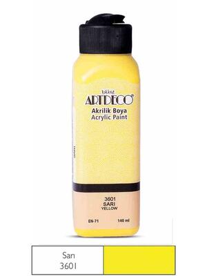 Artdeco 3601 Sarı Akrilik Boya 140 ml