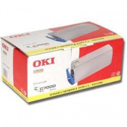 OKI 41304209 Typ C2 Gelbe Originaltonerpatrone - C7000 / C7200 / C7400