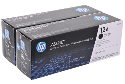HP Q2612AF (12A) BlackART Toner Dual Pack -