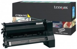 Lexmark C780A1YG Yellow Original Toner Cartridge - C780 / C782 (C)
