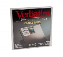 Verbatım 91250ZCARTKEEP0001ZXQ 640Mb Kapazität Magnetische Opti