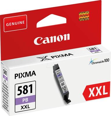 Canon CLI-581XXL PB (1999C001AA) Photo Cyan Original Cartridge - TS6150 / TS6250