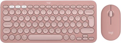 Logitech Pebble 2 Combo (920-012247) Pembe TKL Kab