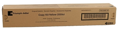 Triumph Adler 662510016 Yellow Original Toner - 2550ci
