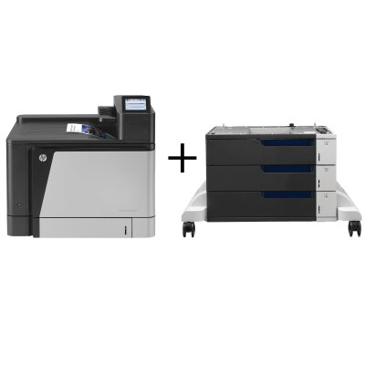 (SET) HP Color LaserJet Enterprise M855dn (A2W77A) Color A3 Printer + HP C1N63A Cassette Included