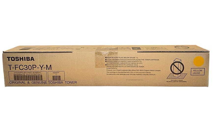 Toshiba T-FC30P-Y-M Yellow Original Toner - e-Studio 2050C