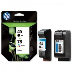 HP SA308AE (45+78) Schwarz + Farbe Original 2-Pack Patronen - Deskjet 710c / 720c (Extern)