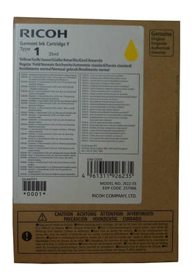Ricoh Typ 1ZCARTKEEP0001ZXQQ Gelbe Orjinalpatrone — Ri1000
