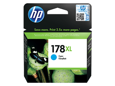 HP CB323HE (178XL) Cyan Original Cartridge - Photosmart 5510 / 5515 (Ex)