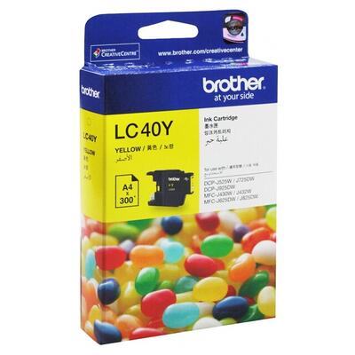 Brother LC-40Y Yellow Original Cartridge - DCPJ525W