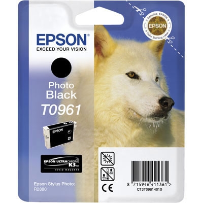Epson C13T09614020 (T0961) Original Foto Schwarz Tintenpatrone.