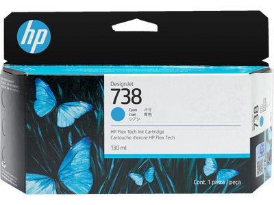 HP 498N5A (738) Mavi Orjinal Kartuş - DesignJet T8